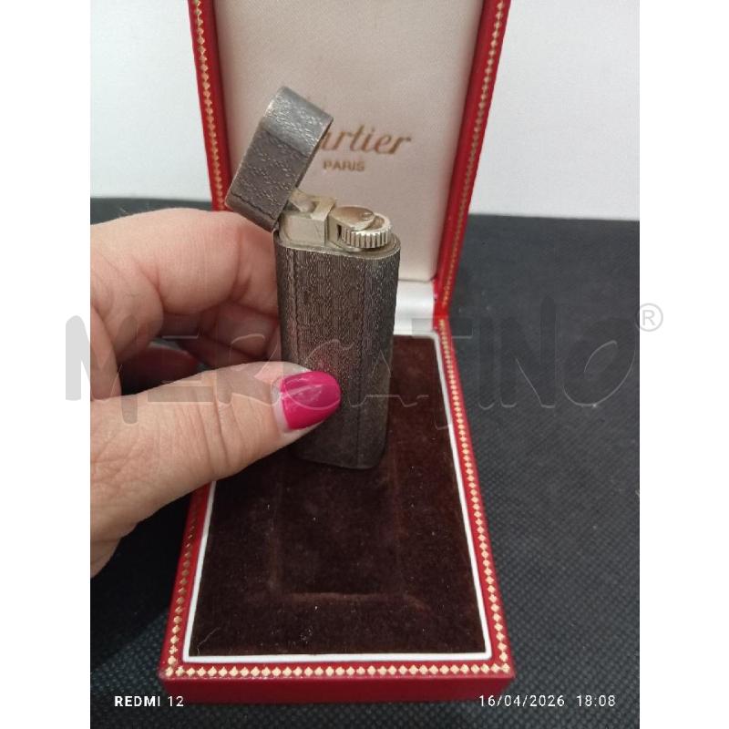 ACCENDINO DA COLLEZIONE CARTIER ARG | Mercatino dell'Usato Catania stazione centrale 3