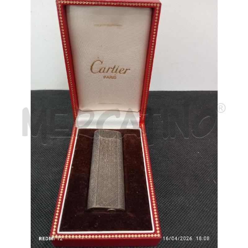 ACCENDINO DA COLLEZIONE CARTIER ARG | Mercatino dell'Usato Catania stazione centrale 4