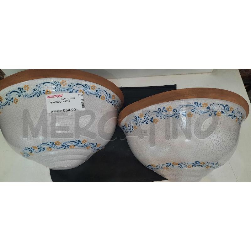 APPLIQUE COPPIA | Mercatino dell'Usato Catania stazione centrale 1