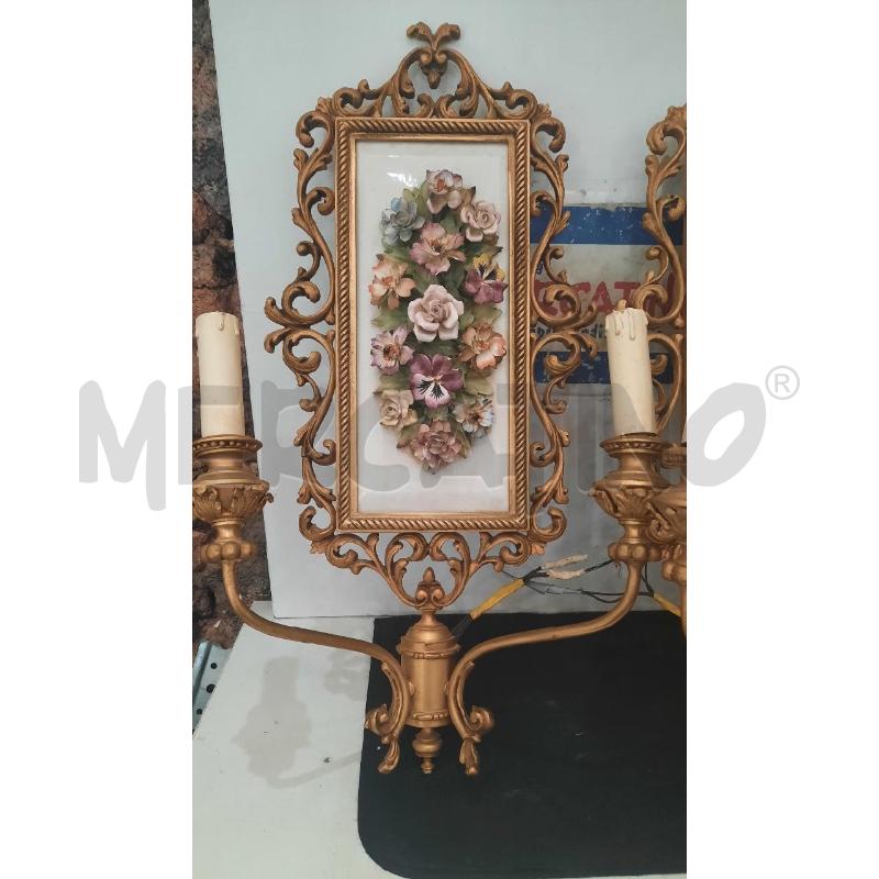 APPLIQUE COPPIA CON CAPODIMONTE | Mercatino dell'Usato Catania stazione centrale 2