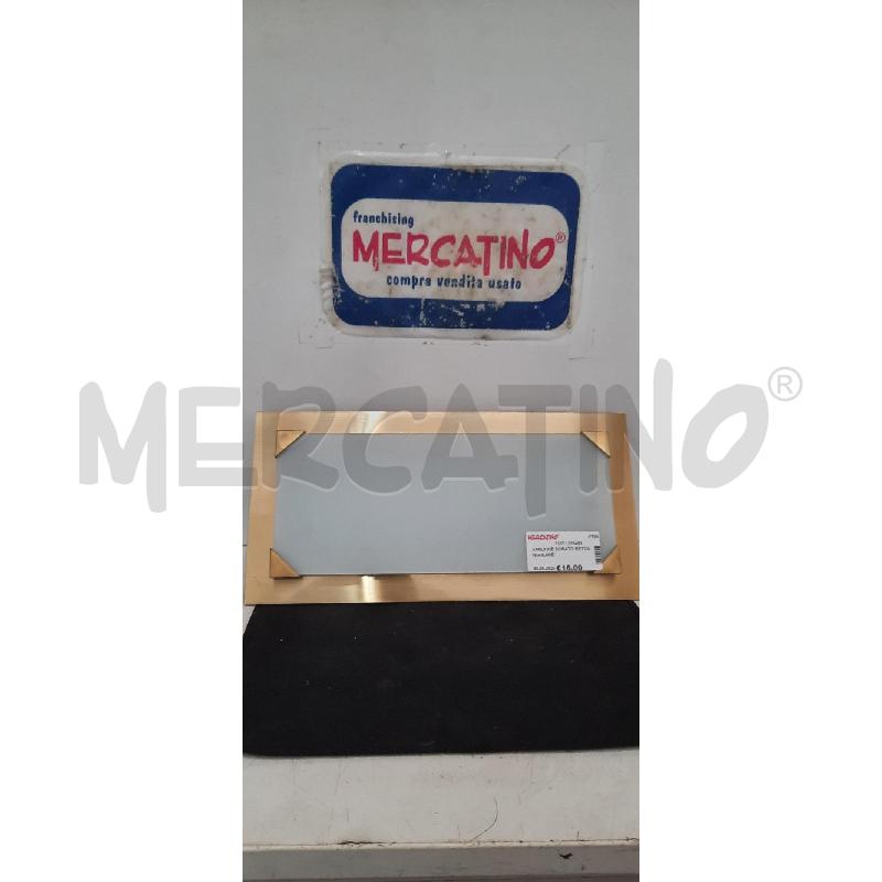 APPLIQUE DORATO RETTANGOLARE | Mercatino dell'Usato Catania stazione centrale 1