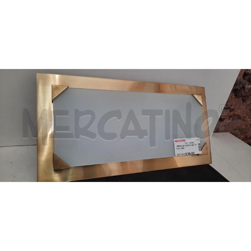 APPLIQUE DORATO RETTANGOLARE | Mercatino dell'Usato Catania stazione centrale 2