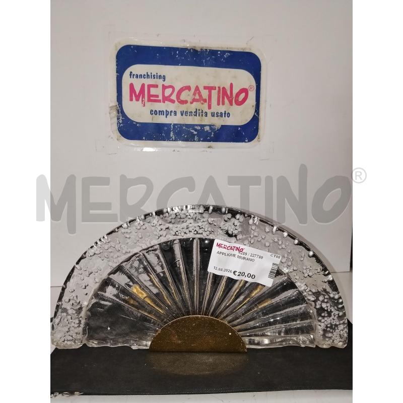APPLIQUE MURANO | Mercatino dell'Usato Catania stazione centrale 1