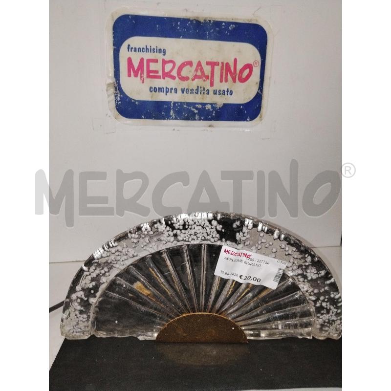 APPLIQUE MURANO | Mercatino dell'Usato Catania stazione centrale 2