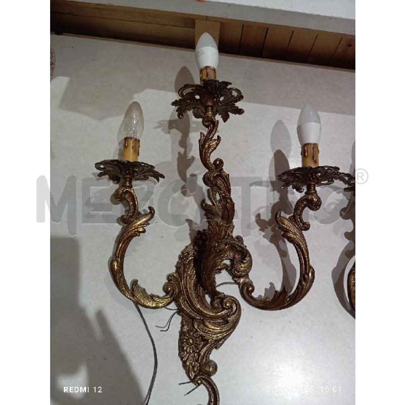 APPLIQUE  COPPIA OTTONE | Mercatino dell'Usato Catania stazione centrale 2