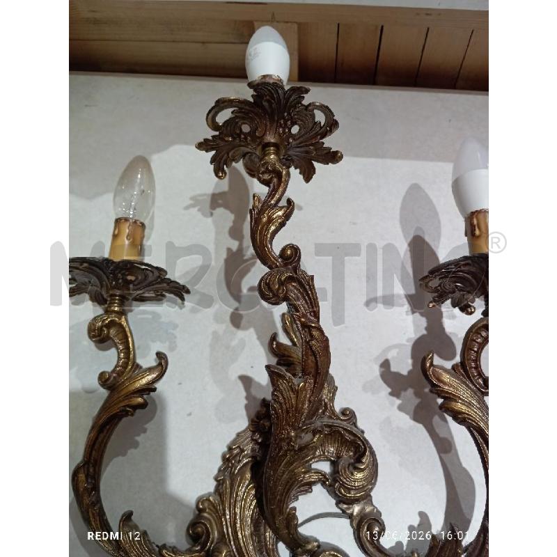 APPLIQUE  COPPIA OTTONE | Mercatino dell'Usato Catania stazione centrale 3