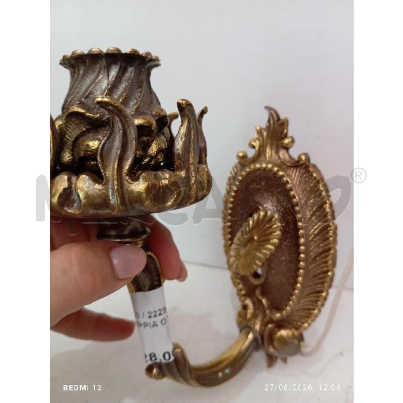 APPLIQUE  COPPIA OTTONE | Mercatino dell'Usato Catania stazione centrale 4