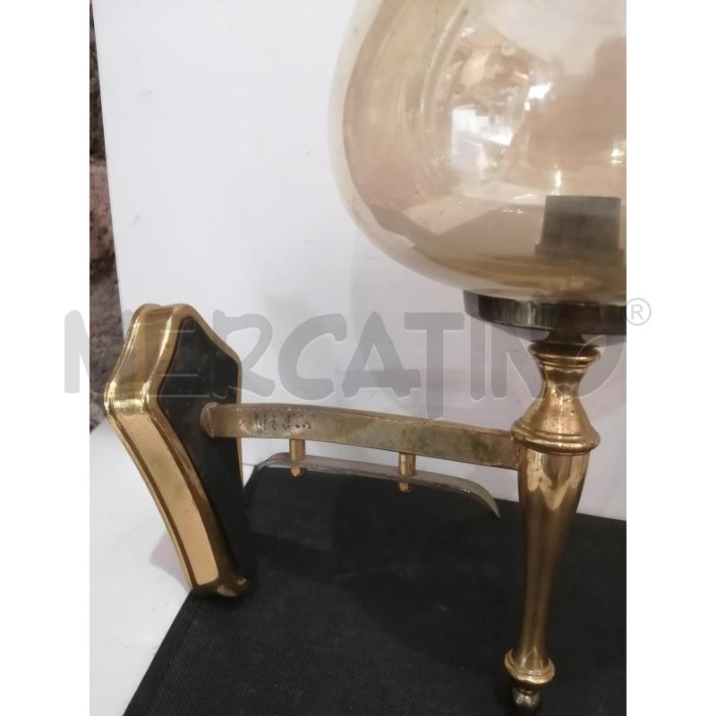 APPLIQUE  COPPIA OTTONE E  VETRO | Mercatino dell'Usato Catania stazione centrale 2