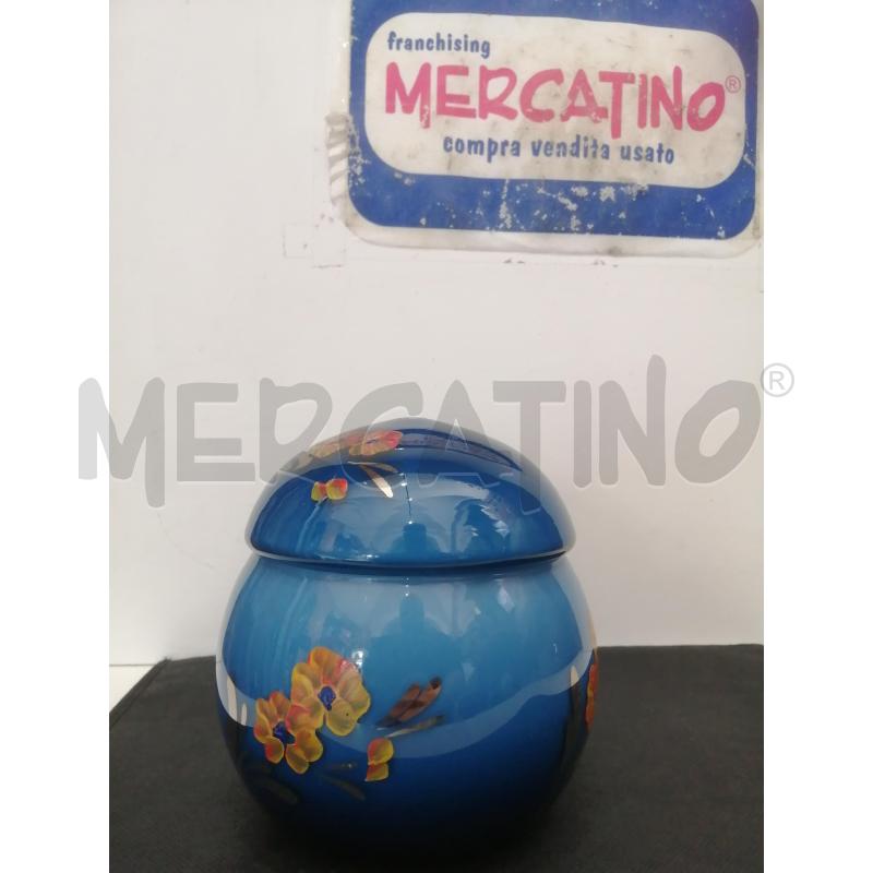 BARATTOLO VETRO DECORATO | Mercatino dell'Usato Catania stazione centrale 1