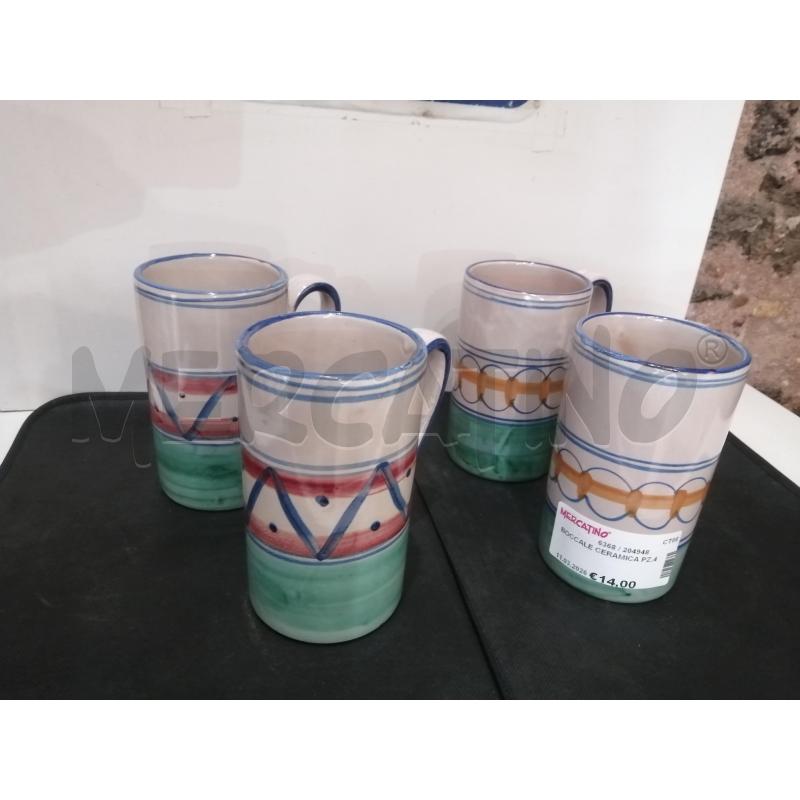 BOCCALE CERAMICA PZ.4 | Mercatino dell'Usato Catania stazione centrale 1