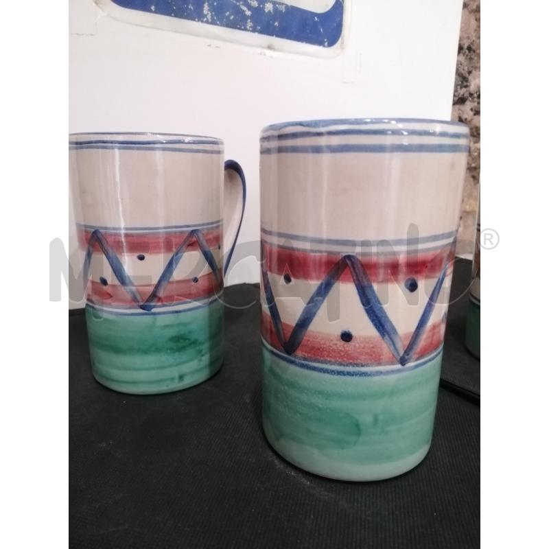BOCCALE CERAMICA PZ.4 | Mercatino dell'Usato Catania stazione centrale 2