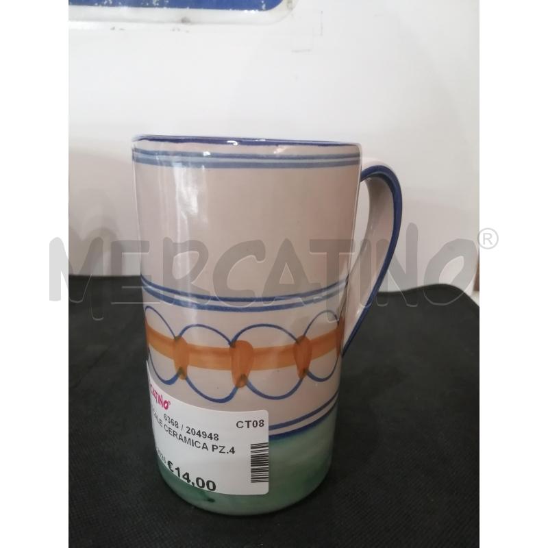 BOCCALE CERAMICA PZ.4 | Mercatino dell'Usato Catania stazione centrale 4