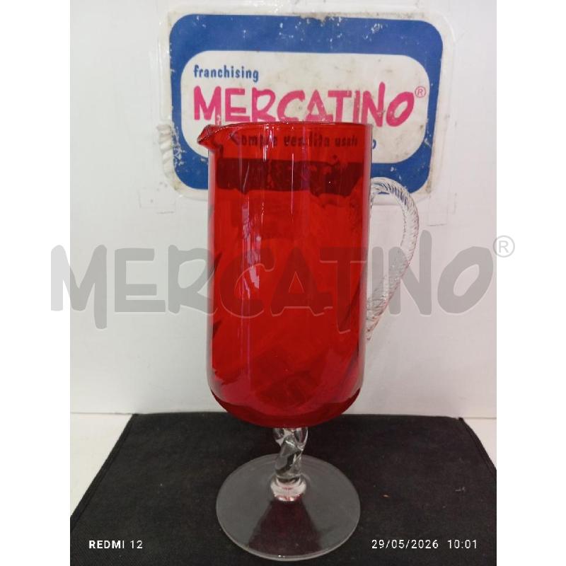 BOCCALE MURANO ROSSO | Mercatino dell'Usato Catania stazione centrale 1