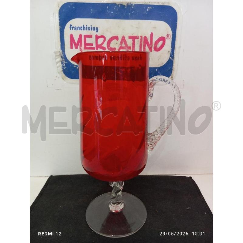 BOCCALE MURANO ROSSO | Mercatino dell'Usato Catania stazione centrale 2
