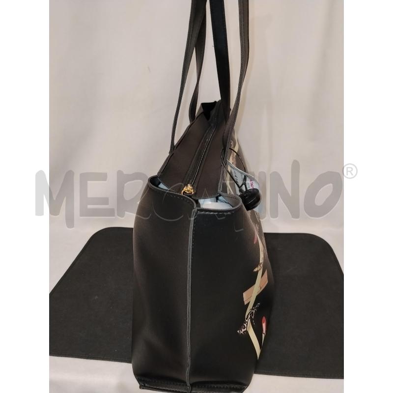 BORSA DONNA ALESYA NERA STAMPATA | Mercatino dell'Usato Catania stazione centrale 2