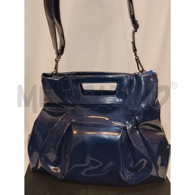 BORSA DONNA ARMANI JEANS BLU LUCIDA  | Mercatino dell'Usato Catania stazione centrale 3
