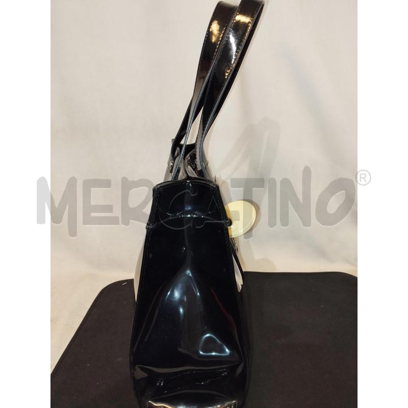 BORSA DONNA ARMANI NERA LUCIDA  | Mercatino dell'Usato Catania stazione centrale 2