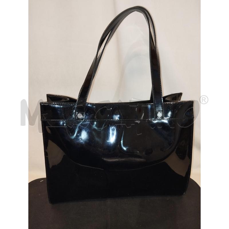 BORSA DONNA ARMANI NERA LUCIDA  | Mercatino dell'Usato Catania stazione centrale 3