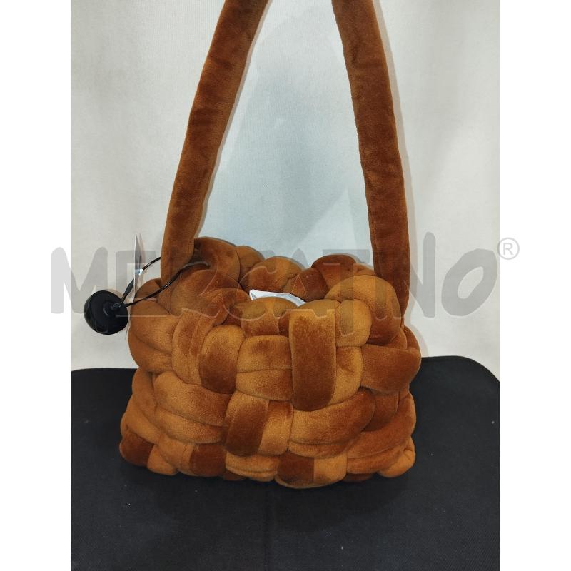 BORSA DONNA ARTIGIANALI MARRONE INTRECCIANTO | Mercatino dell'Usato Catania stazione centrale 3