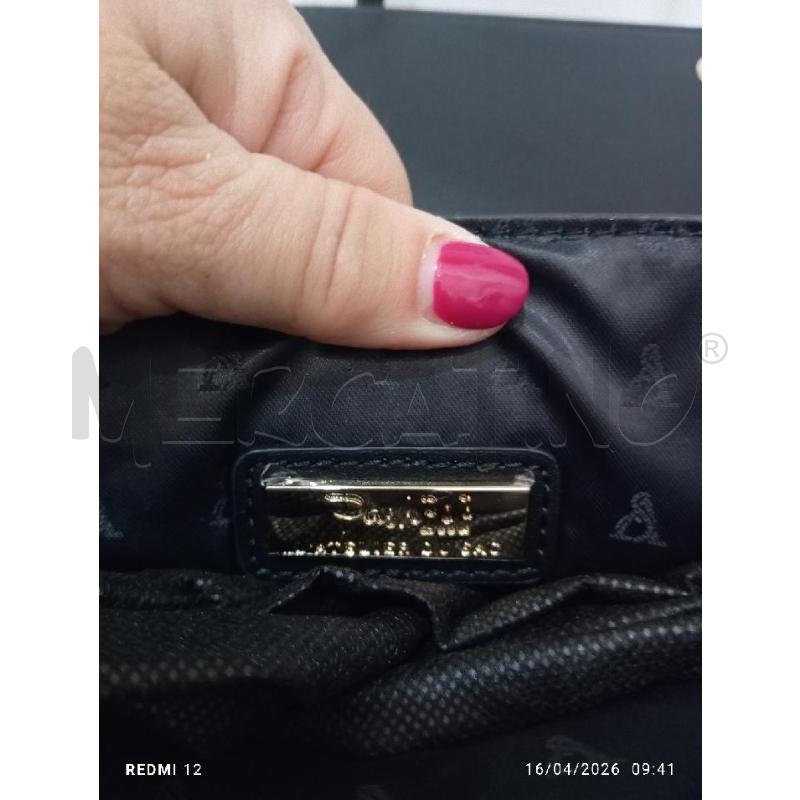 BORSA DONNA ATELIER DU SAC NERA CON FIOCCO MACULATO | Mercatino dell'Usato Catania stazione centrale 3