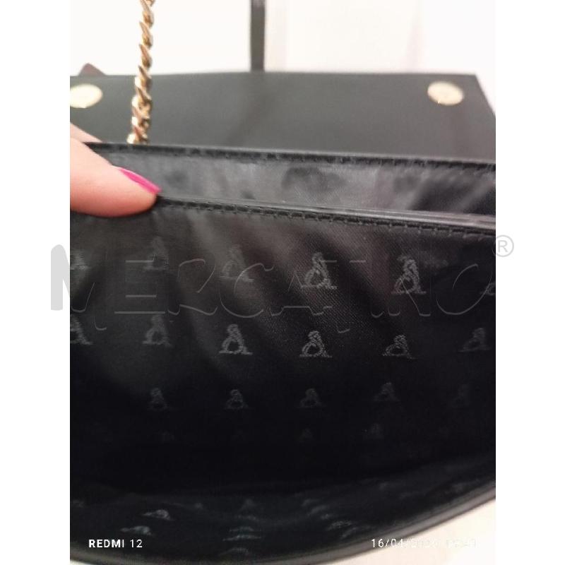 BORSA DONNA ATELIER DU SAC NERA CON FIOCCO MACULATO | Mercatino dell'Usato Catania stazione centrale 4