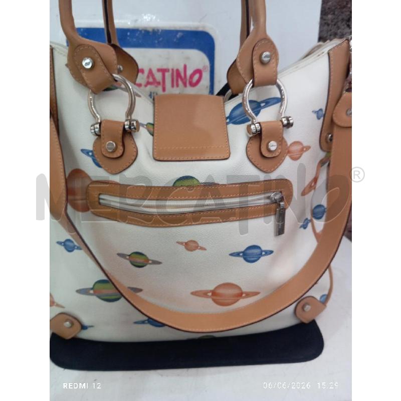 BORSA DONNA BIANCA ZOON  | Mercatino dell'Usato Catania stazione centrale 3