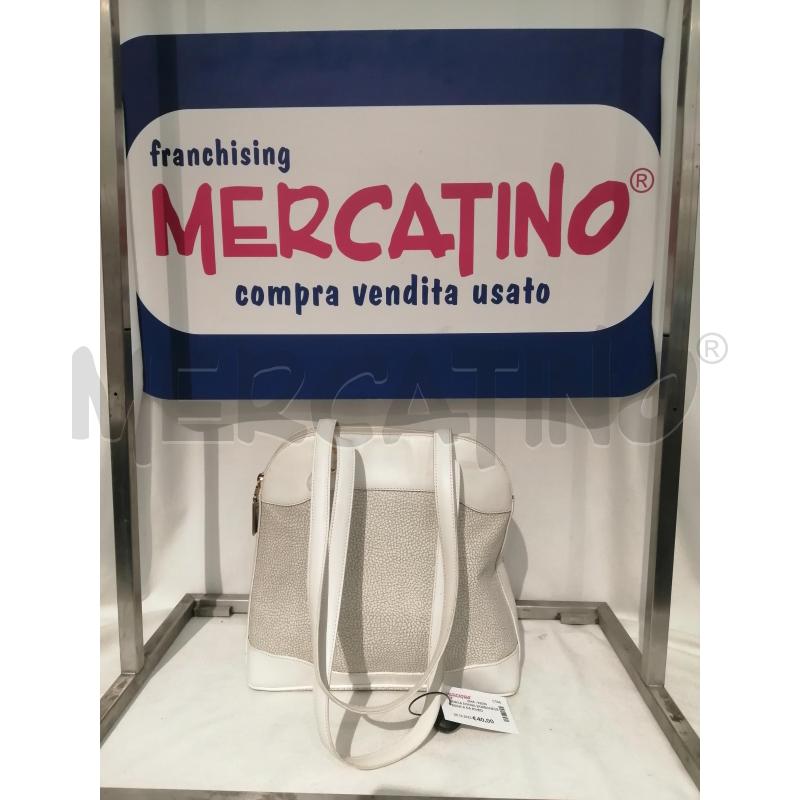 BORSA DONNA BORBONESE BIANCA DA RIVEDERE Mercatino dell Usato