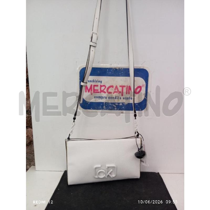 BORSA DONNA CALVIN KLEIN BIANCA | Mercatino dell'Usato Catania stazione centrale 1