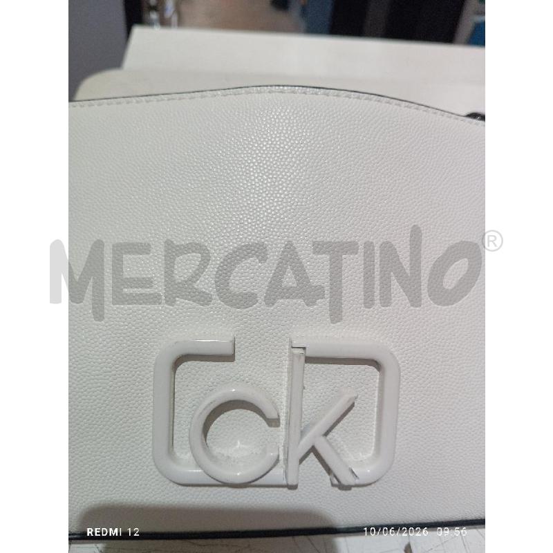 BORSA DONNA CALVIN KLEIN BIANCA | Mercatino dell'Usato Catania stazione centrale 4