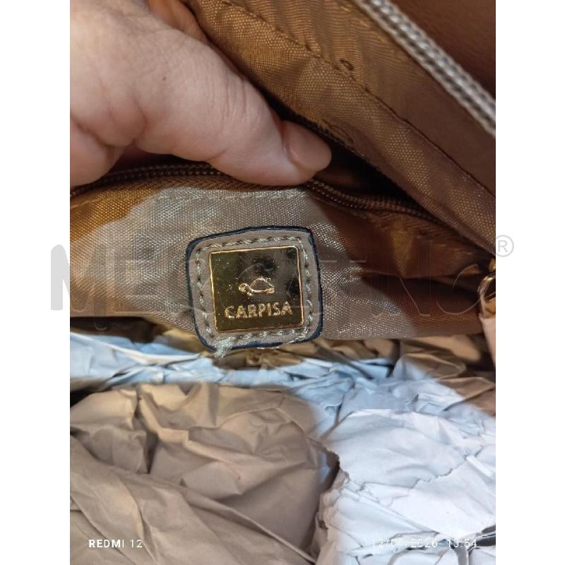 BORSA DONNA CARPISA BEIGE E BORDEAUX | Mercatino dell'Usato Catania stazione centrale 4