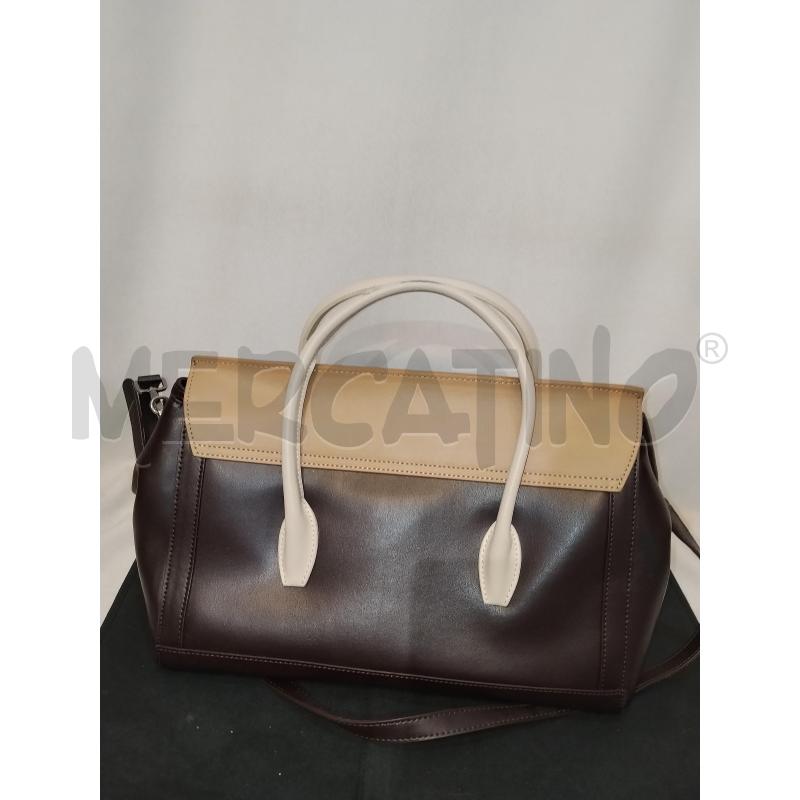 BORSA DONNA CAVALLI MARRONE E BEIGE  | Mercatino dell'Usato Catania stazione centrale 3