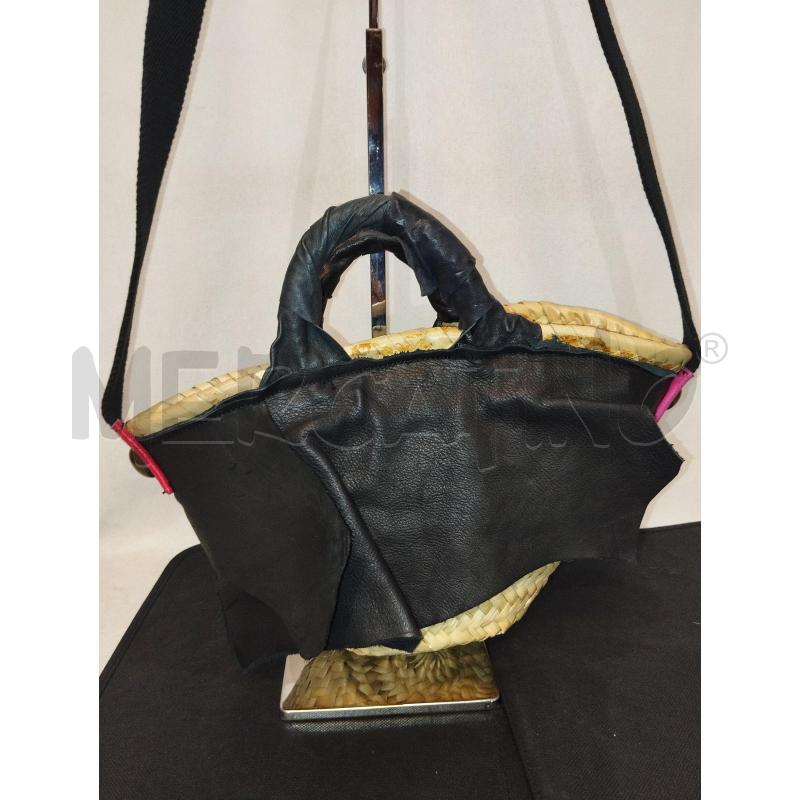 BORSA DONNA COFFA CON INSERTI IN PELLE | Mercatino dell'Usato Catania stazione centrale 1