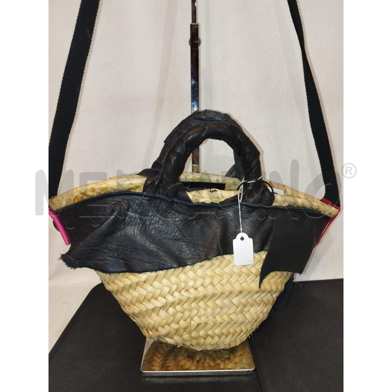 BORSA DONNA COFFA CON INSERTI IN PELLE | Mercatino dell'Usato Catania stazione centrale 3