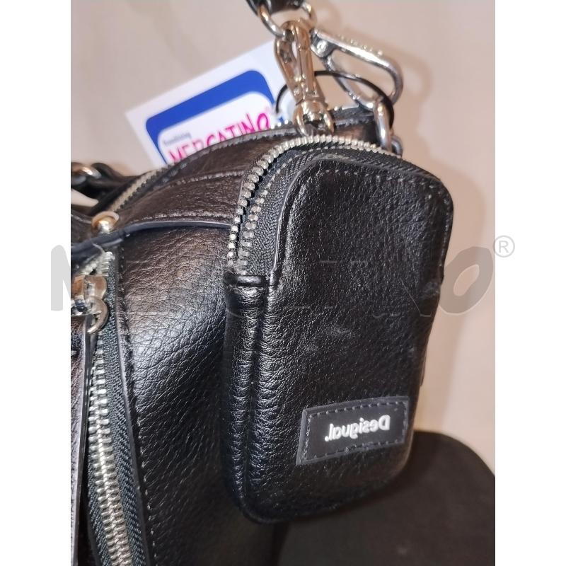 BORSA DONNA DESIGUAL NERA A TRACOLLA | Mercatino dell'Usato Catania stazione centrale 4