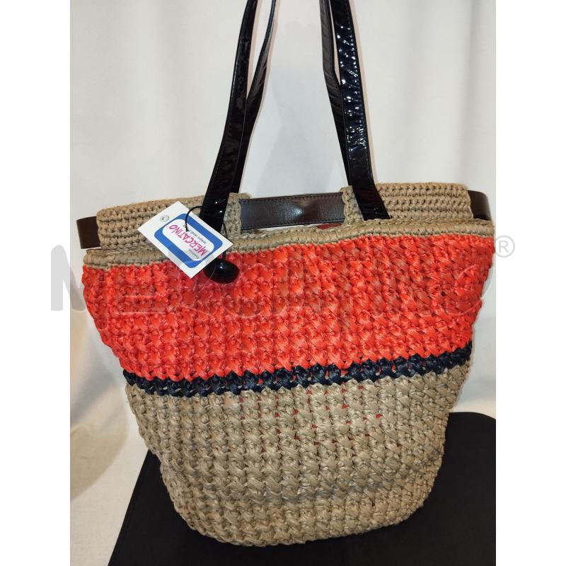 BORSA DONNA FURLA IN PAGLIA  | Mercatino dell'Usato Catania stazione centrale 1