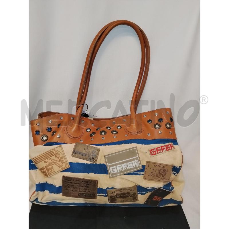 BORSA DONNA GIANFRANCO  FERRE IN TELA  | Mercatino dell'Usato Catania stazione centrale 1