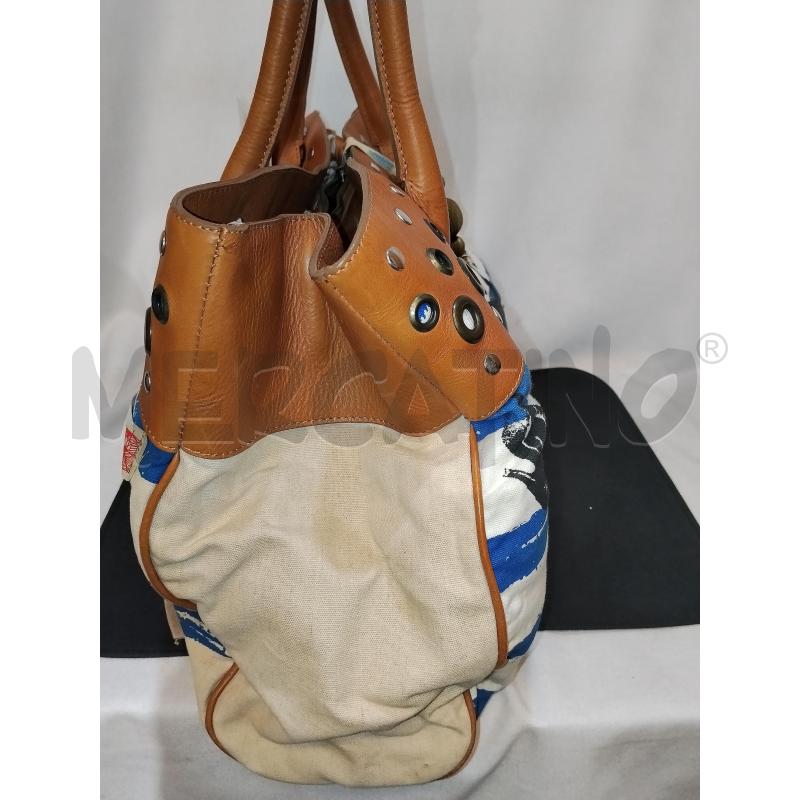 BORSA DONNA GIANFRANCO  FERRE IN TELA  | Mercatino dell'Usato Catania stazione centrale 2