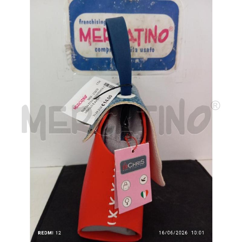 BORSA DONNA GOMMATA CORALLO E AVION  | Mercatino dell'Usato Catania stazione centrale 2