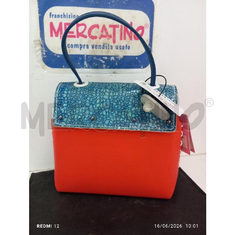 BORSA DONNA GOMMATA CORALLO E AVION  | Mercatino dell'Usato Catania stazione centrale 3