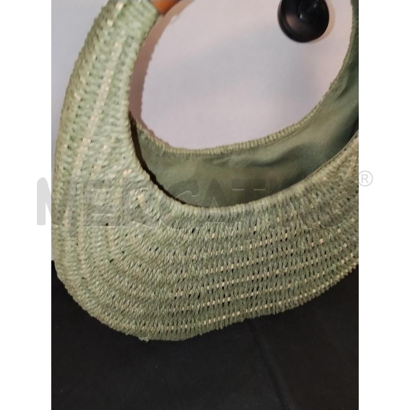 BORSA DONNA IN PAGLIA VERDE  | Mercatino dell'Usato Catania stazione centrale 4