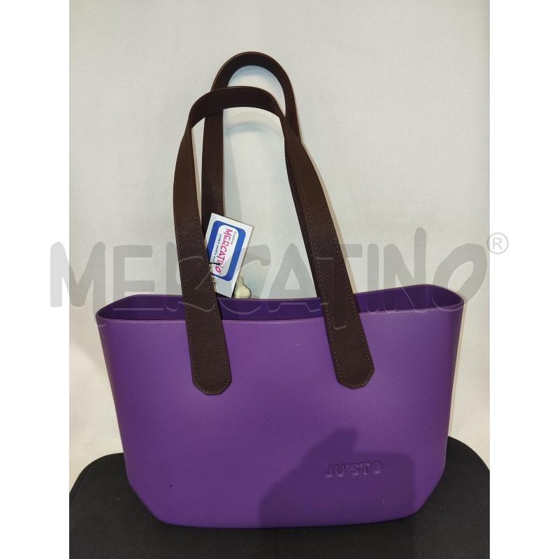 BORSA DONNA JU'STO VIOLA  | Mercatino dell'Usato Catania stazione centrale 1