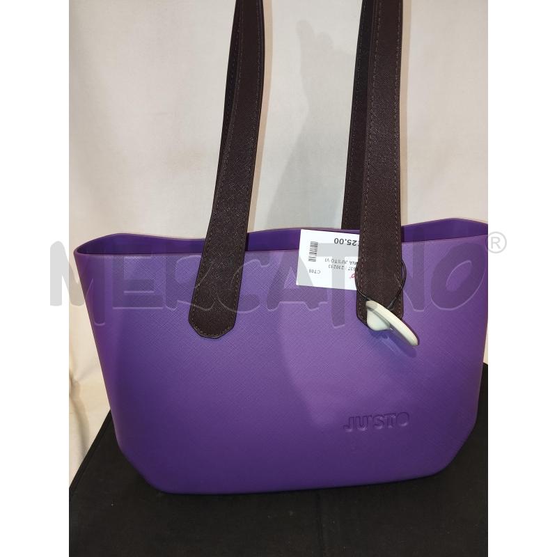 BORSA DONNA JU'STO VIOLA  | Mercatino dell'Usato Catania stazione centrale 3