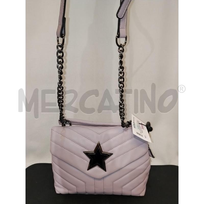 BORSA DONNA LILLA CON STELLA E TRACOLLA | Mercatino dell'Usato Catania stazione centrale 1
