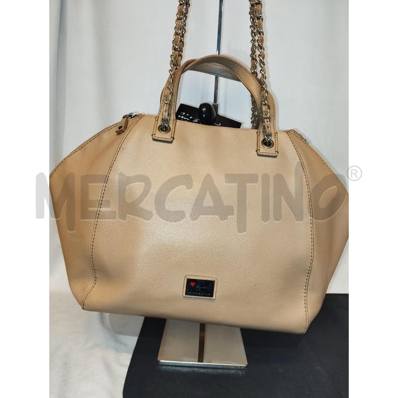 BORSA DONNA LOVE MOSCHINO BEIGE | Mercatino dell'Usato Catania stazione centrale 4