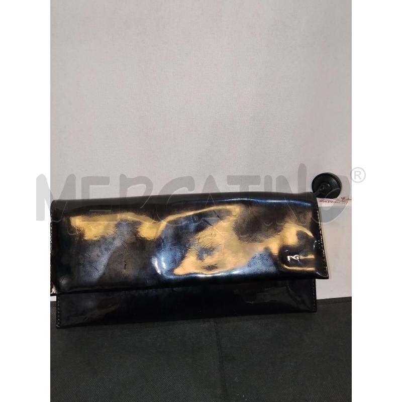 BORSA DONNA LUCIDA NERO GIARDINI  NERA  | Mercatino dell'Usato Catania stazione centrale 1