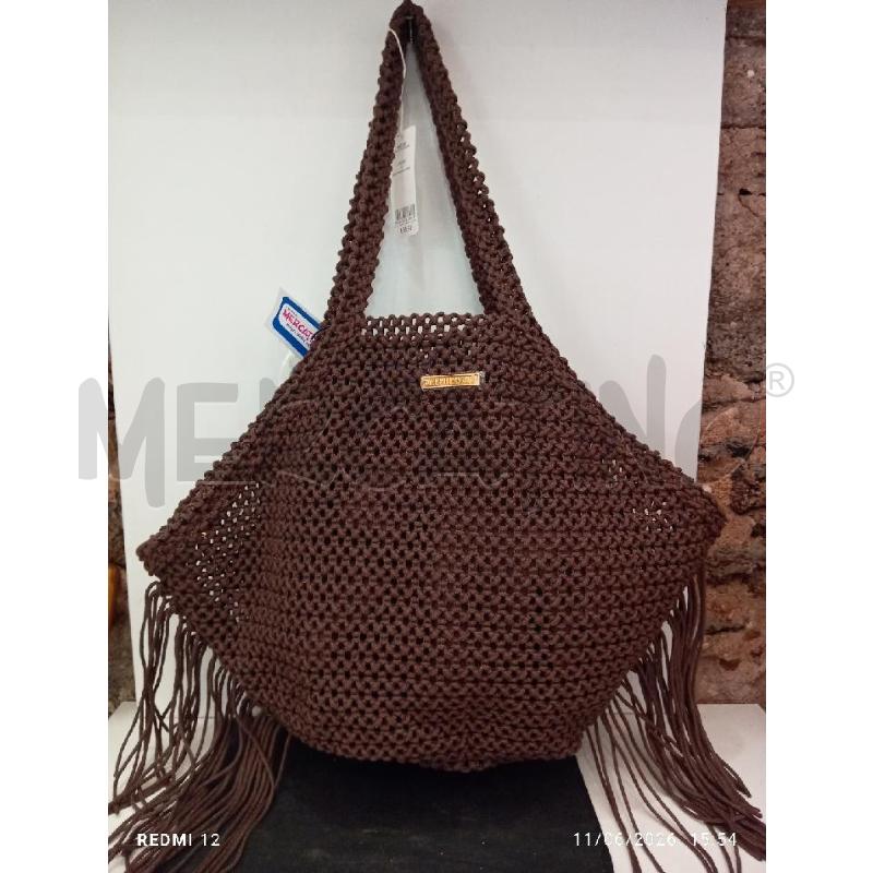 BORSA DONNA MARE CALZEDONIA MARRONE | Mercatino dell'Usato Catania stazione centrale 1