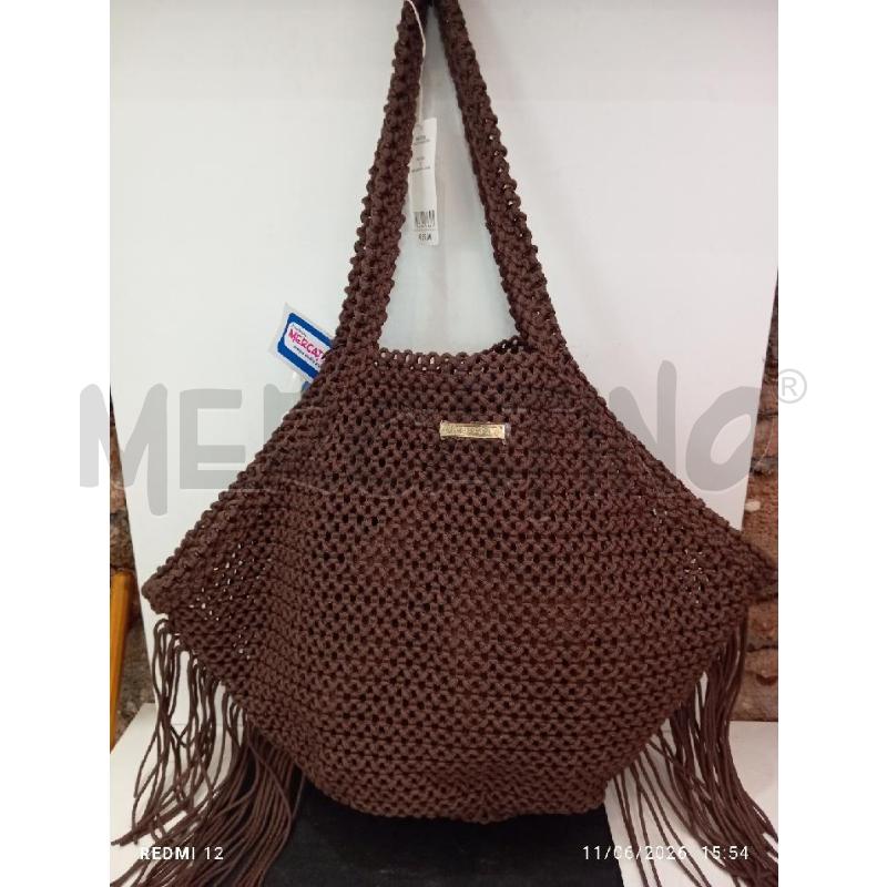 BORSA DONNA MARE CALZEDONIA MARRONE | Mercatino dell'Usato Catania stazione centrale 3