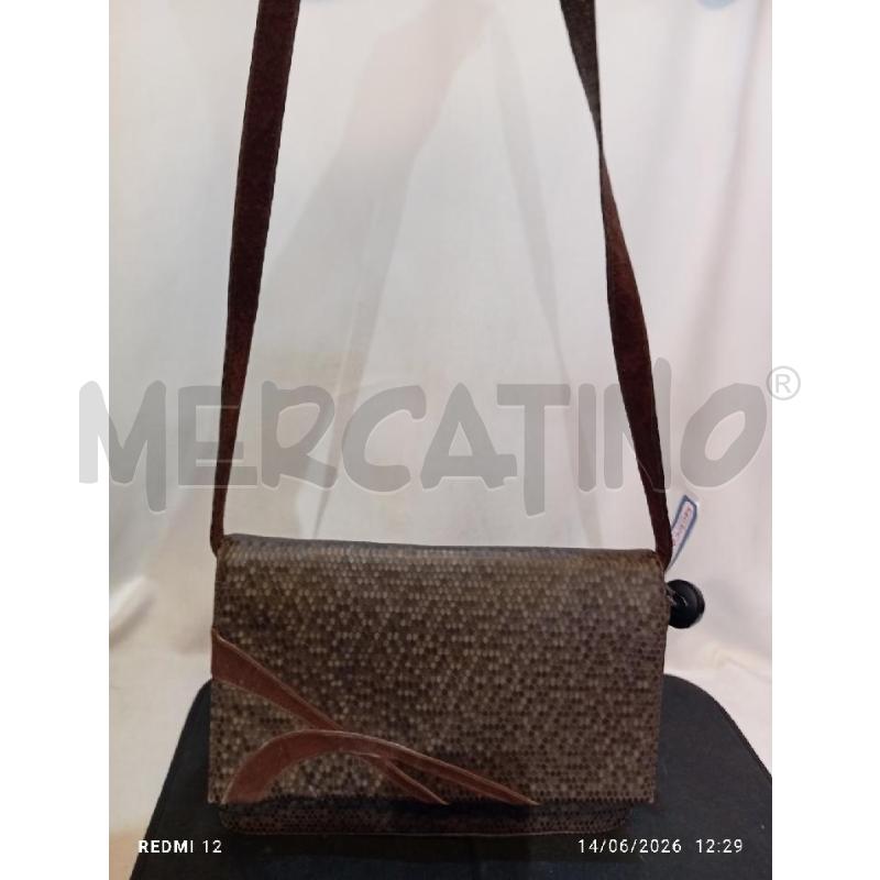 BORSA DONNA MARRONE VINTAGE  | Mercatino dell'Usato Catania stazione centrale 1