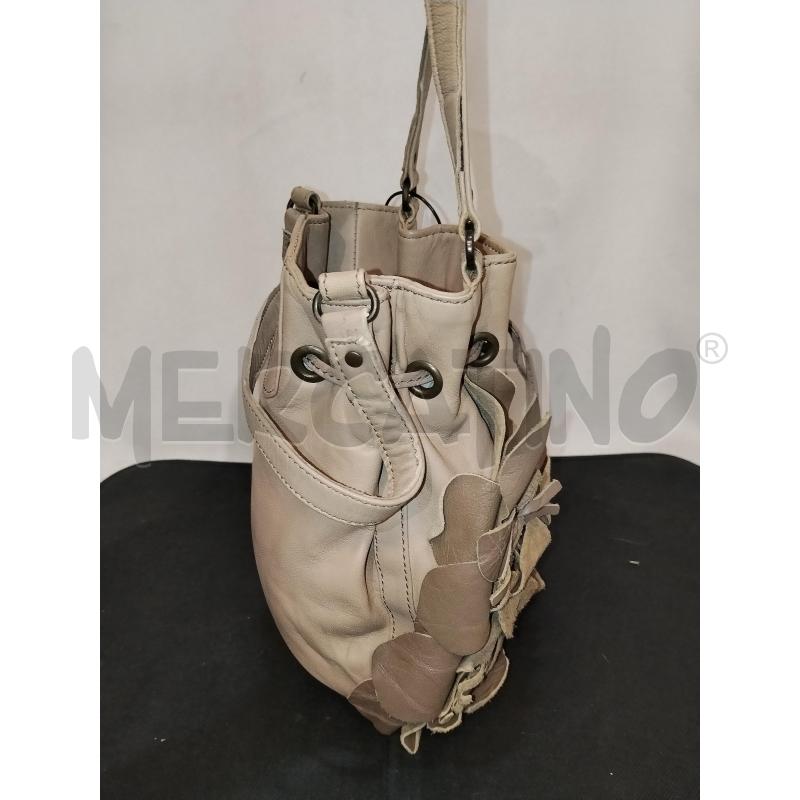 BORSA DONNA MAX  & CO  BEIGE IN PELLE  | Mercatino dell'Usato Catania stazione centrale 2