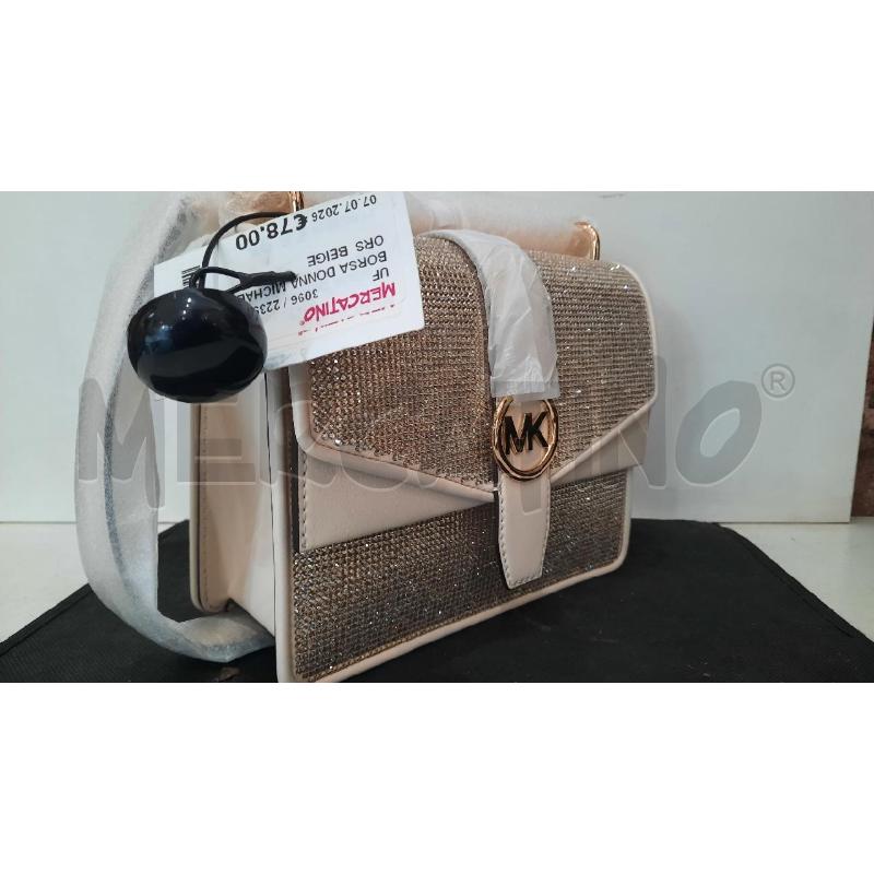 BORSA DONNA MICHAEL KORS  BEIGE  | Mercatino dell'Usato Catania stazione centrale 2